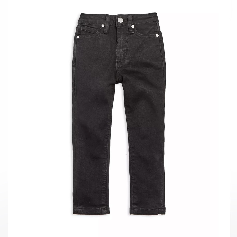 NWT Girls' The Charlie High Rise Skinny Ankle Jeans 2T Jet Black